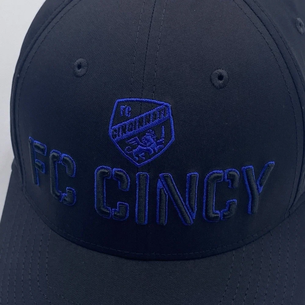 Cincinnati FC Hat Flex Fit Small Medium‎ Black Major League Soccer MLS Fanatics
